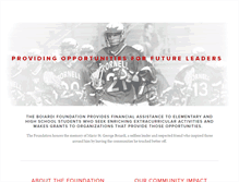 Tablet Screenshot of boiardifoundation.org